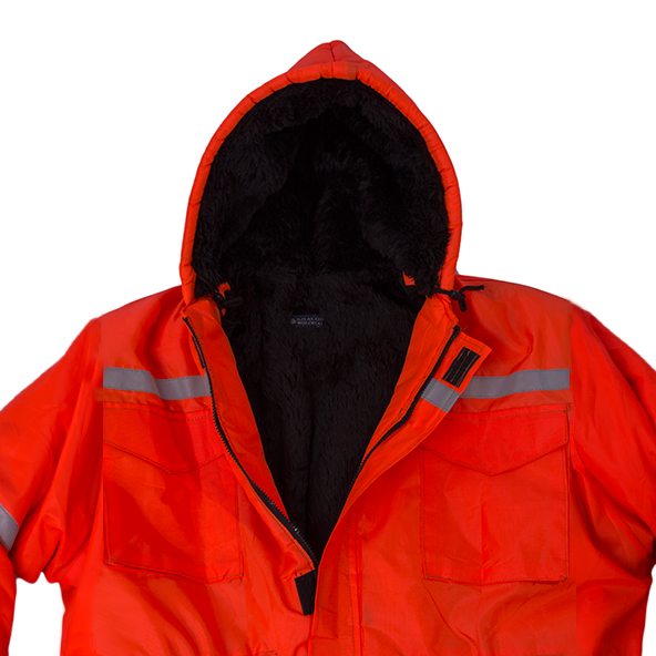 AMACOR Trading International, Inc.. Orange Parka Jacket